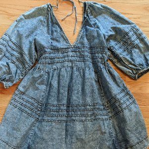 Free People Denim Dress (Size S)